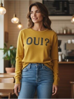 Halogen QUI? Avocado sweater SZ XS